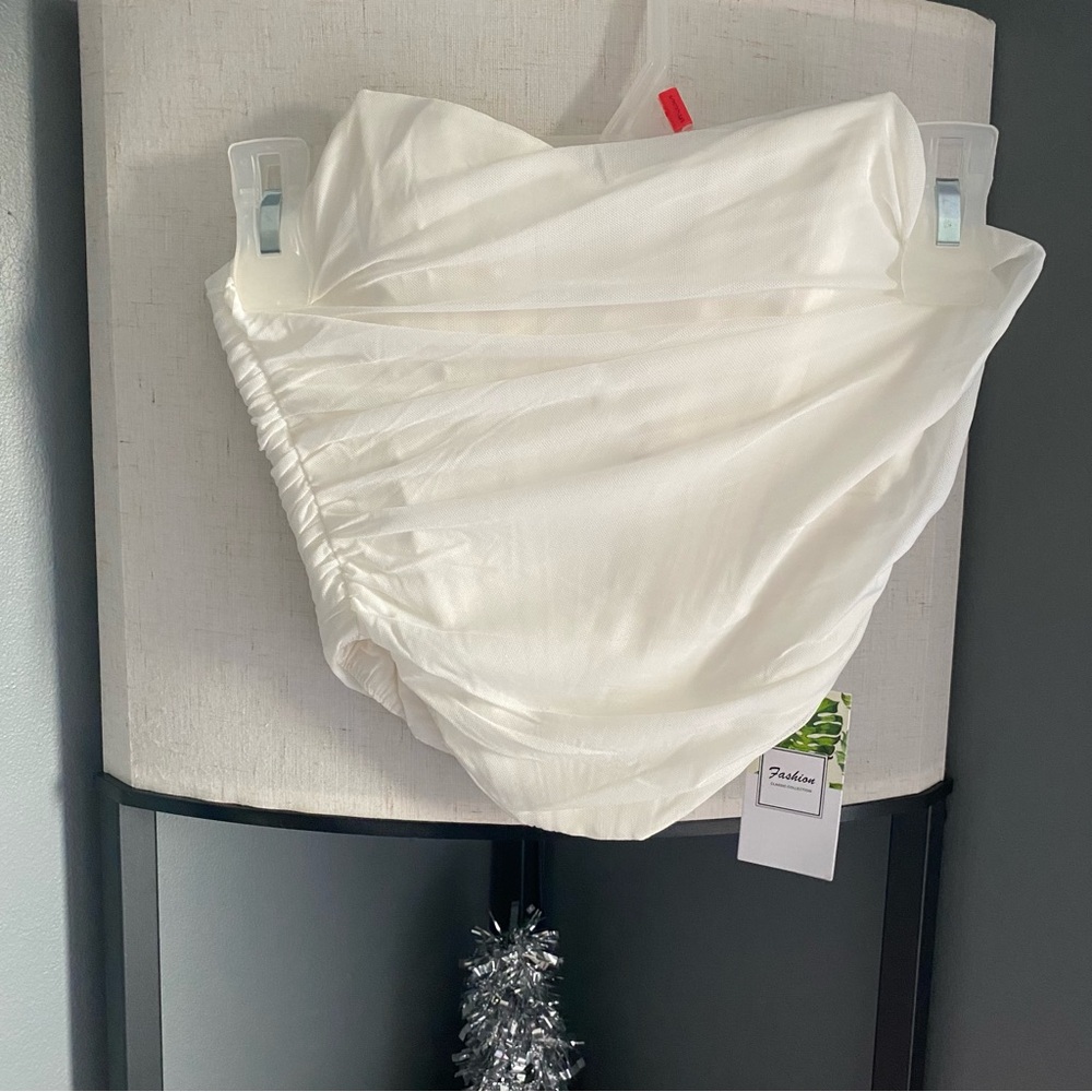 NWOT White corset top